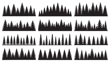 Silhouette group engaging in conversations