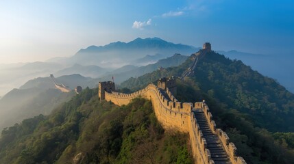 Majestic great wall of china