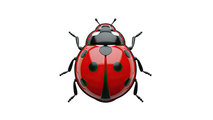 Red Ladybug with Black Spots