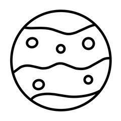 planet vector icon