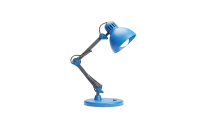 Blue Adjustable Desk Lamp