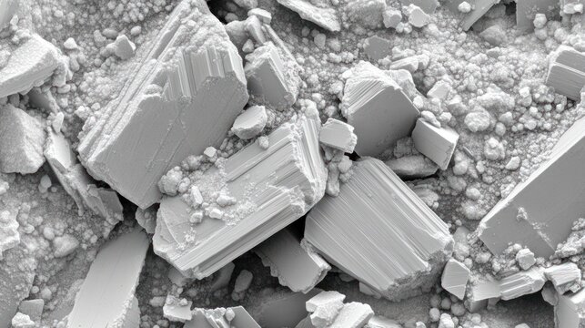 SEM Image of Crystalline Structure