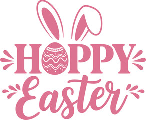 Hoppy Easter Svg, Happy Easter Svg