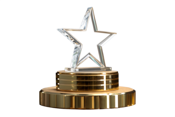 Gold silver and bronze medals with coins and financial symbols