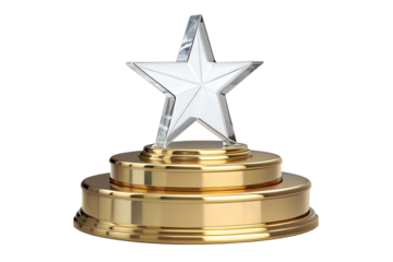 Gold silver and bronze medals on podium with gold coins representing financial success