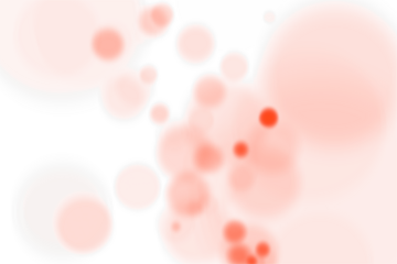 Warm Coral Bokeh Cluster of Glowing Abstract Circles Spreading Outward Like Soft Floating Lights in a Misty Dreamscape on a Clean Bright White Background

