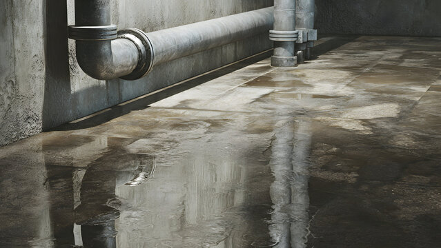 Environmental damage caused by unnoticed plumbing leaks