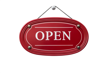 Red wax seal with stamp and text on red background