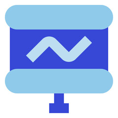 business bluetone icon set