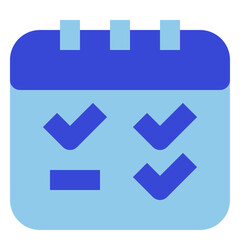 business bluetone icon set