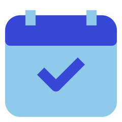 business bluetone icon set