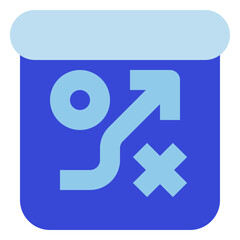 business bluetone icon set