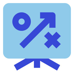 business bluetone icon set