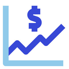 business bluetone icon set