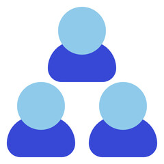 business bluetone icon set