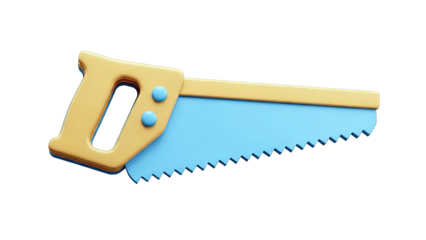 Cartoon Hand Saw
