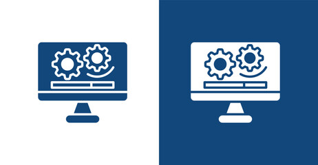 Software Glyph, with light and dark background