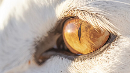 Cinematic Lion Eye Macro with Wildlife Reflection