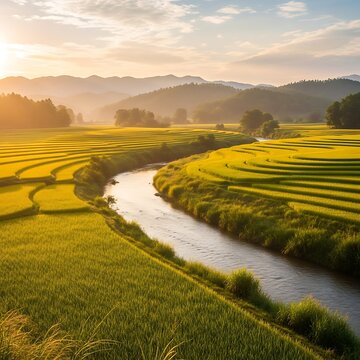 The world is full of breathtaking scenery that shows the beauty of nature in many different forms. In the mountains, snow-capped peaks rise high above the clouds, offering a peaceful and majestic view