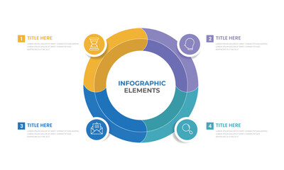 인포 그래픽 템플릿 벡터 