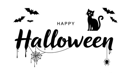 Halloween greeting with spooky elements © MDMAHAMUDUL HASAN