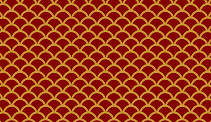 Obraz premium Imlek, ripple wave, Vibrant scales pattern ideal for fashion, textiles, wallpapers, and luxury branding designs.