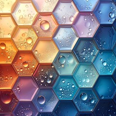 abstract hexagon background