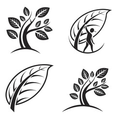 Fototapeta premium Nature symbols illustration