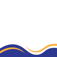 Business Footer with Line Decoration