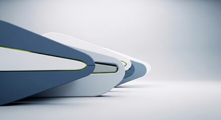 Strategic Business Direction Concept with Subtle Forward Progress