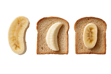 Slices of Banana on Toast