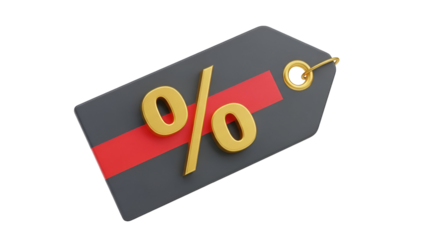 Promotional discount tag with key