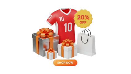 Exclusive sports jersey sale with gift packages