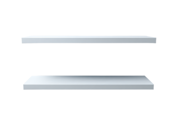 Minimalist White Wall Shelves