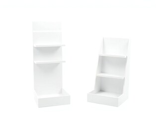 White display shelves