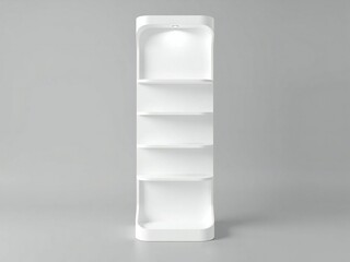 Modern white display cabinet