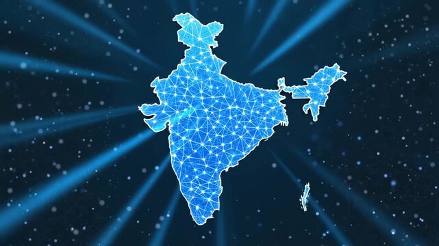 Digital Network Map of India