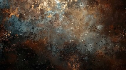 Dark grunge background texture with dark brown and gray tones, subtle lighting effects, professional photography backdrop for creative projects