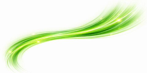 Obraz premium Abstract green wave vector pattern design for dynamic nature backdrop