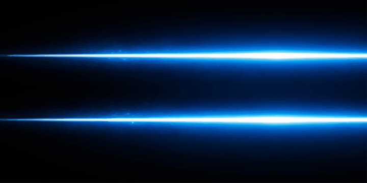 Dark blue abstract background with a glowing ray and motion blur lines illustrating cosmic energy and light