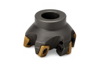 Indexable face mill with carbide inserts for cnc precision