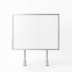 Obraz premium Blank whiteboard on stand
