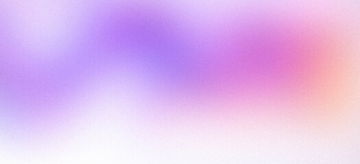Obraz premium Abstract Grainy Multicolor Blur Gradient Background with Purple Pink Orange Soft Modern Design Banner Header