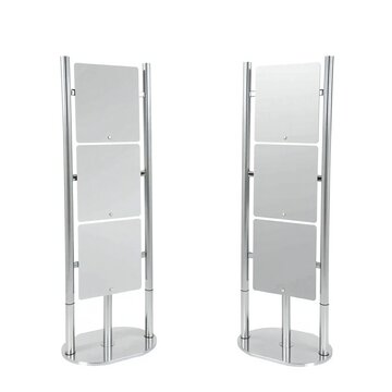 Modern double-sided display stand