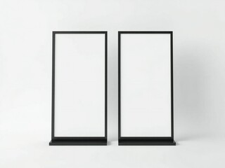 Modern minimalist display frames