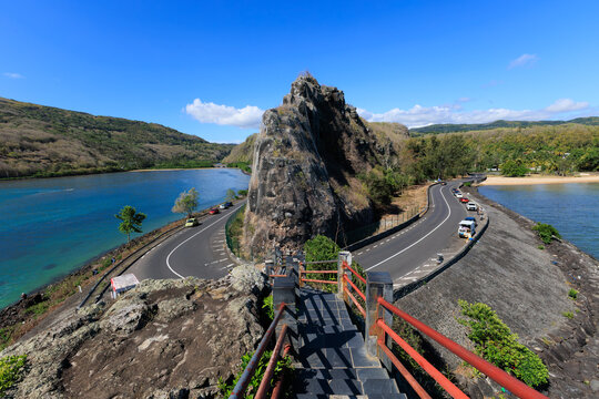 Scenic View from Maconde Viewpoint, Baie du Cap, Mauritius Island, Africa