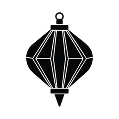 silk lantern decorative icon