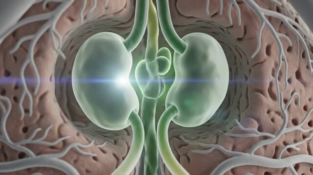 Visual Anatomy of the Human Lymphatic System Showing Fluid Balance and Immune Function