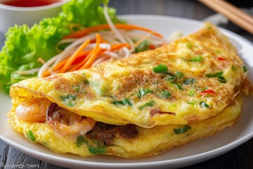 Vietnamese banh xeo pancake