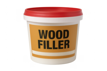 Wood filler bucket for home renovation and diy projects